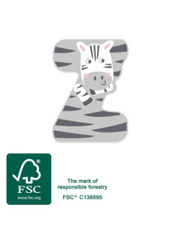 Wooden Nursery Letters Z