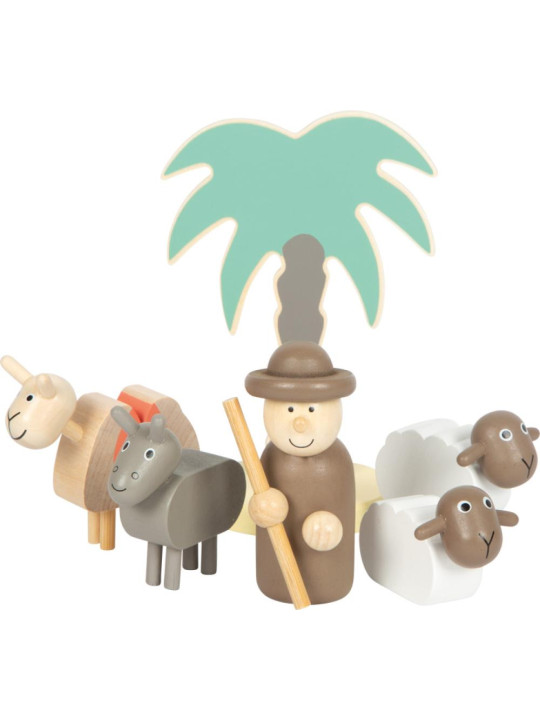 Wooden Manger Christmas Story Play Set