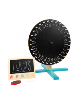 Zabawka Koło fortuny dla dzieci, zabawa drewniana small foot design , zabawka edukacyjna dla 4 latka