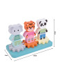 Stacking Game with Cogwheels "Jungle Friends" Stacking Game with Cogwheels "Jungle Friends"