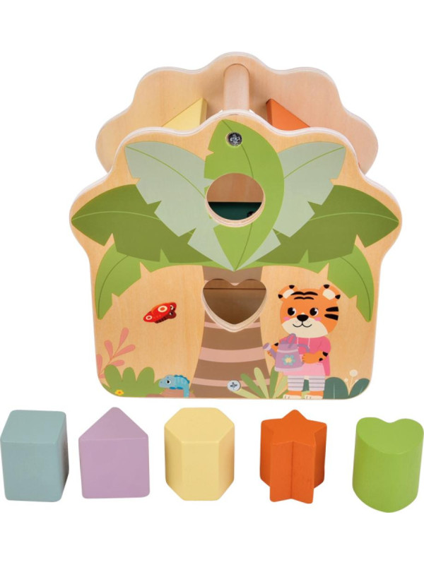 Shape-Fitting Cube House "Jungle Friends"