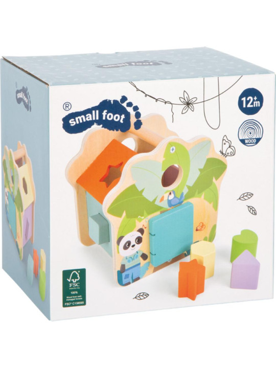 Shape-Fitting Cube House "Jungle Friends"