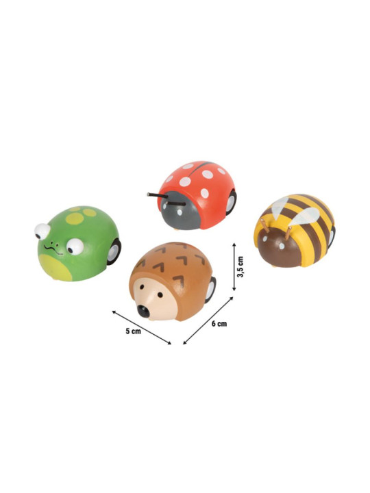 Pull-Back Animals Display Tiny Friends