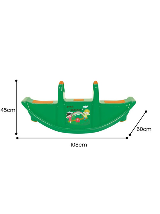 WOOPIE Bujak Wieloosobowy STAR Huśtawka Równoważna Zielona WOOPIE Bujak Wieloosobowy STAR Huśtawka Równoważna Zielona