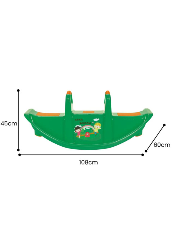 WOOPIE Bujak Wieloosobowy STAR Huśtawka Równoważna Zielona WOOPIE Bujak Wieloosobowy STAR Huśtawka Równoważna Zielona