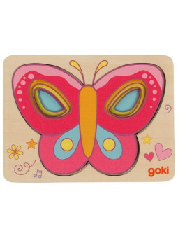 Motylki Układanka warstwowa 