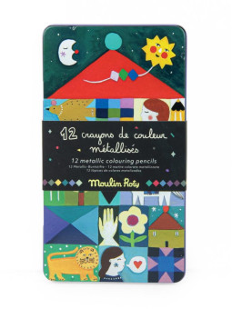 Kredki metaliczne 12  LES COMETES FILANTES 687009