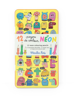 12 kredek neonowych LES SCHMOUKS 716608