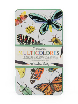 12 tęczowych kredek w metalowym opakowaniu 719101