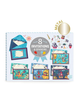 Zestaw do tworzenia zaproszeń PIRACI DD03495