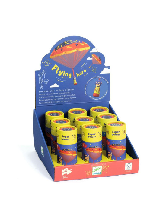 Display spadochroniarze SUPER POWER 9 szt DJ00151