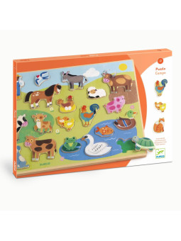 Drewniana łamigłówka FARMA DJ01835