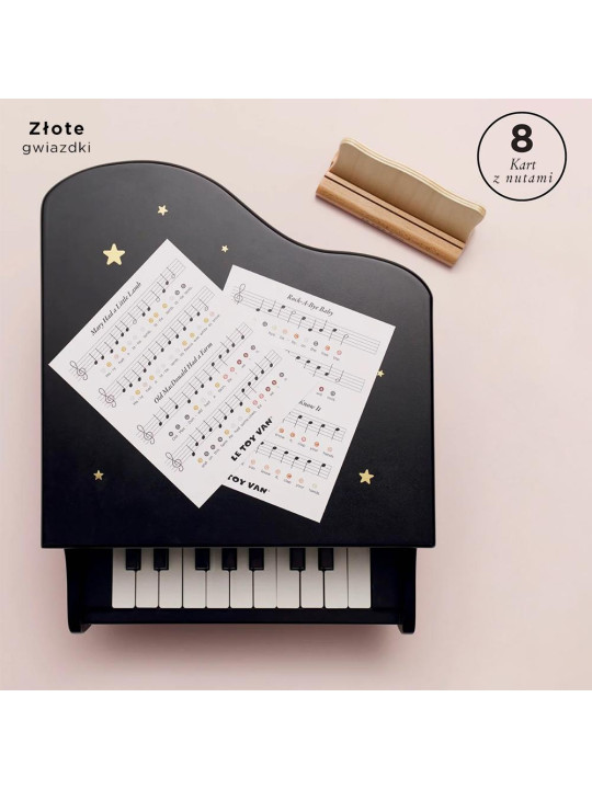 Drewniany fortepian edukacyjna zabawka dla dzieci pianino muzyka Le Toy Van Drewniany fortepian edukacyjna zabawka dla dzieci pianino muzyka Le Toy Van
