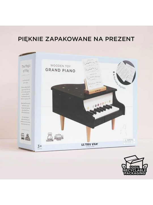 Drewniany fortepian edukacyjna zabawka dla dzieci pianino muzyka Le Toy Van Drewniany fortepian edukacyjna zabawka dla dzieci pianino muzyka Le Toy Van
