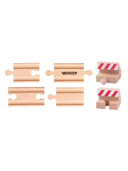 Tory i blokady kolejowe - 6 szt.