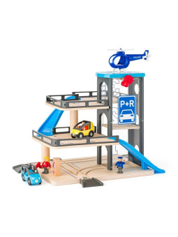 Garaż piętrowy z lądowiskiem dla helikoptera