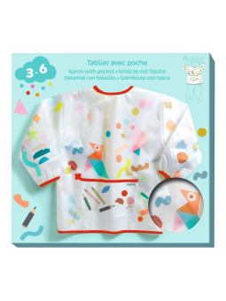 Fartuszek ochronny z kieszenią dla dzieci DJ09043