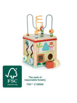 Motor Activity Cube "Jungle Friends"