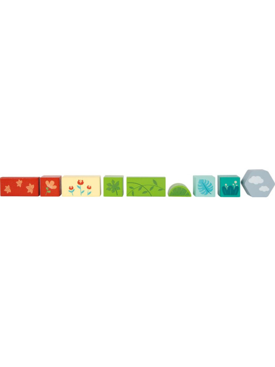 Wooden Building Blocks "Jungle Friends" Wooden Building Blocks "Jungle Friends"