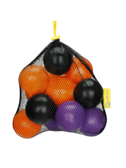 Piłki w worku suchy basen w woreczku 7cm - 12 szt. HALLOWEEN