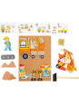 Zabawka Przybijanka dla dzieci plac budowy small foot design - zabawka drewniana, zabawka edukacyjna dla 3 latka