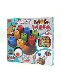 WOOPIE IQ Gra Logiczna Edukacyjno-Strategiczna 2w1 Kółko i Krzyżyk 8szt