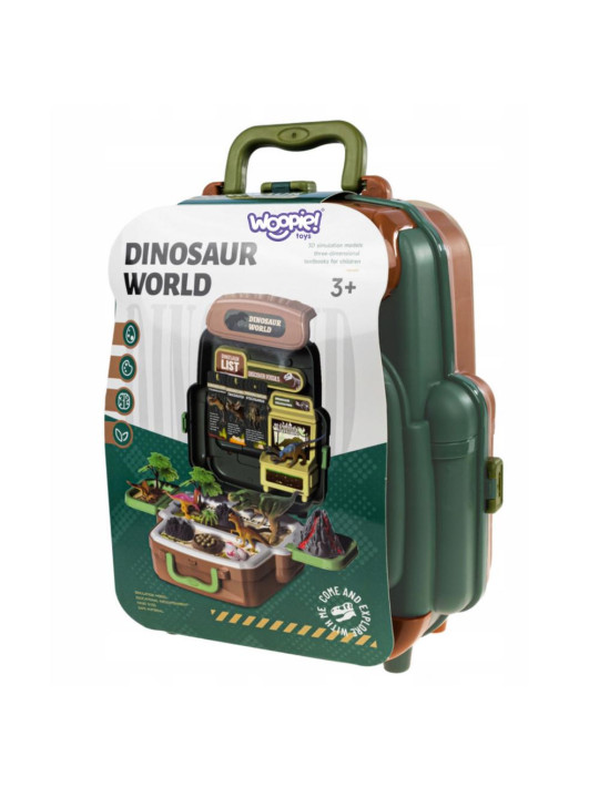 WOOPIE Walizka Dinosaur World - Edukacyjny Zestaw Odkrywcy Dinozaurów