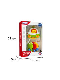 Woopie Baby Zabawka Interaktywna Pilot Samochodzik z Kluczykami Grzechotka Gryzak