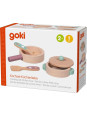 Zabawa w gotowanie Drewniane garnki dla dzieci Kitchen love Goki