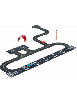 Lotnisko z filcu i drewniane akcesoria 26 el Goki