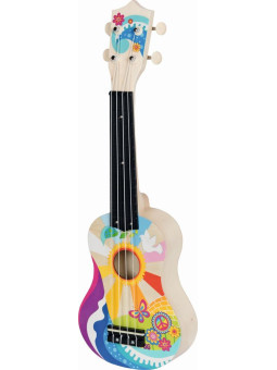 Ukulele Flower Power dziecięcy instrument muzyczny Goki