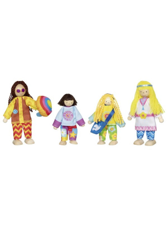 Lalki drewniane Rodzinka Love and Harmony Goki