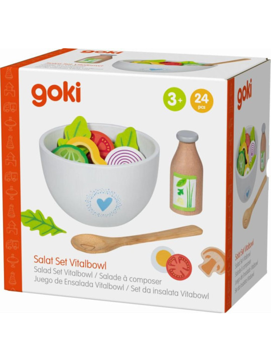 Zestaw do sałatek Vitalbowl 24 elementy Goki