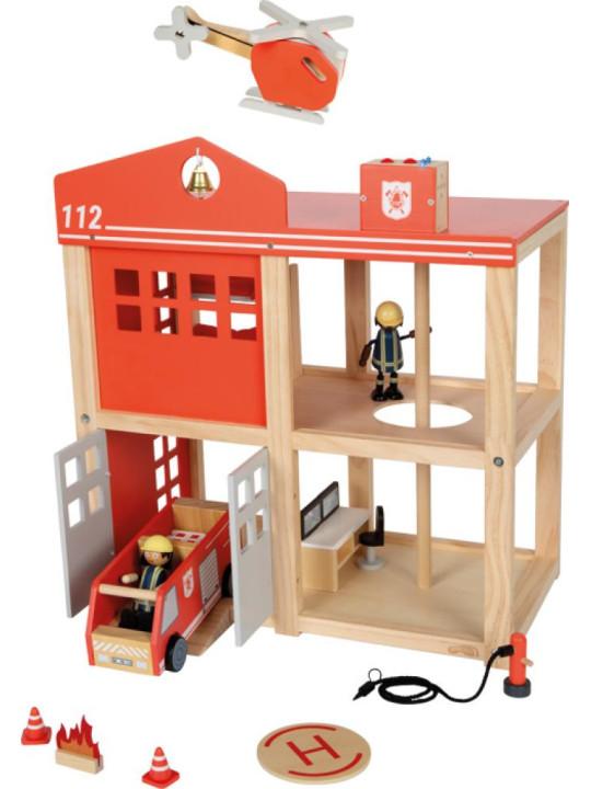 Large Fire Station with Accessories Large Fire Station with Accessories