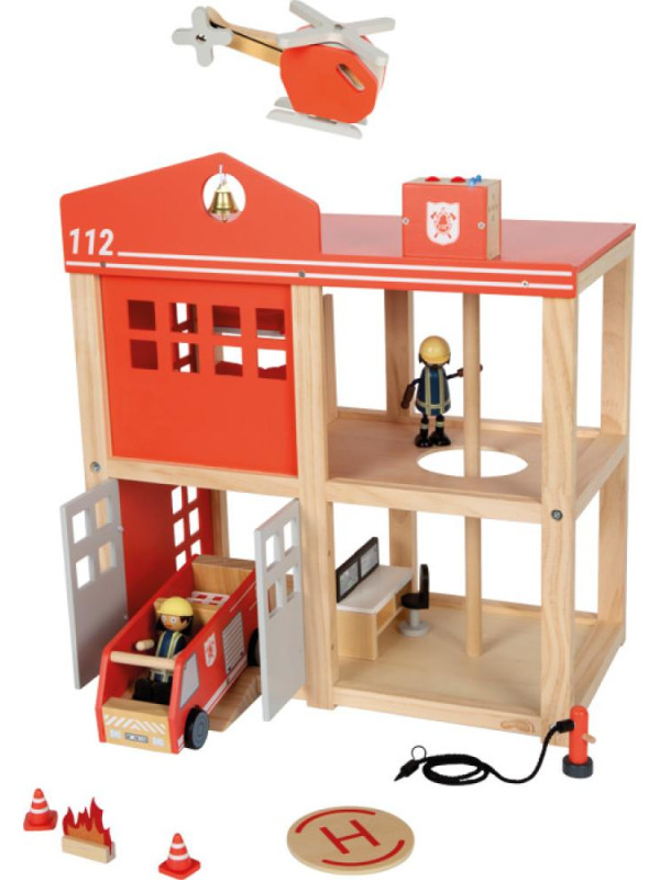 Large Fire Station with Accessories