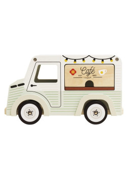 Drewniany samochód retro kawiarnia zabawka dla dzieci sklep kawa Le Toy Van