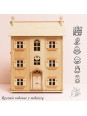 Naturalny drewniany domek dla lalek, zabawka dla dzieci, lalki, Le Toy Van Naturalny drewniany domek dla lalek, zabawka dla dzieci, lalki, Le Toy Van