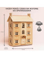 Naturalny drewniany domek dla lalek, zabawka dla dzieci, lalki, Le Toy Van Naturalny drewniany domek dla lalek, zabawka dla dzieci, lalki, Le Toy Van