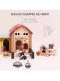 Drewniany kurnik zestaw, mebelki do domku dla lalek, zabawka, Le Toy Van Drewniany kurnik zestaw, mebelki do domku dla lalek, zabawka, Le Toy Van