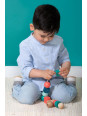 BS Toys, drewniana nawlekanka klocki Buźki BS Toys, drewniana nawlekanka klocki Buźki