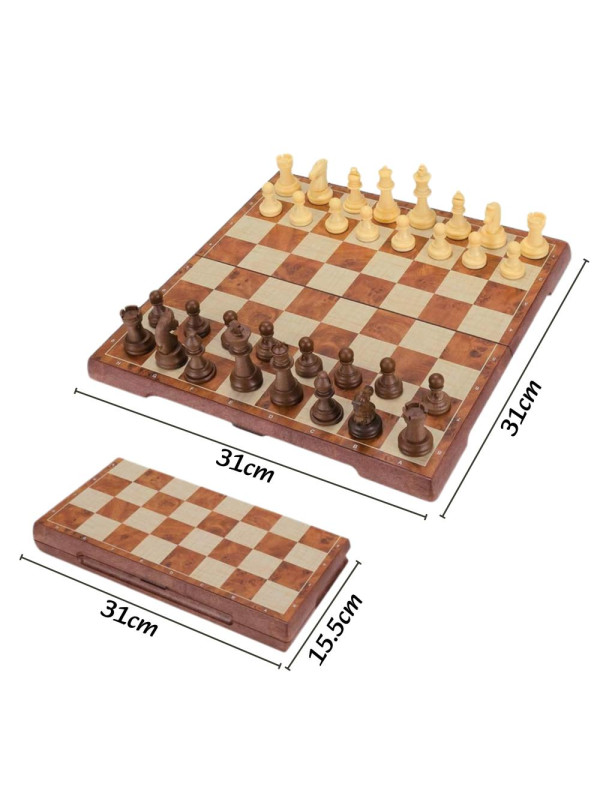 WOOPIE Szachy Warcaby Magnetyczne 2w1