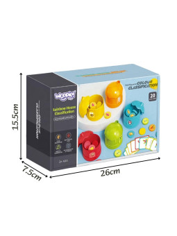 WOOPIE Gra Logiczna Edukacyjna Sorter Klasyfikacja Kolorów