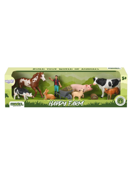 WOOPIE Figurki Zwierząt Szczęśliwa Farma 10el.