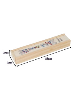 WOOPIE Drewniane Bierki Mikado w Pudełku 41 el.