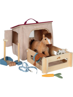 Play Set Horse with Stall and Accessories in a Bag