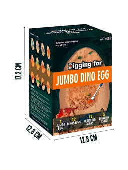WOOPIE Wykopalisko Jajko Dinozaura Zestaw Archeologa do Rozkopania 12 Dinozaurów