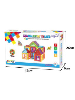 WOOPIE Klocki Magnetyczne 3D Edukacyjne Panele Dla Dzieci