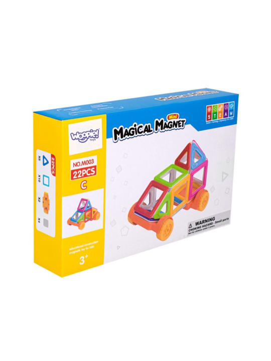 WOOPIE Klocki Magnetyczne Pojazd Mini Budowle STEAM 22el. WOOPIE Klocki Magnetyczne Pojazd Mini Budowle STEAM 22el.