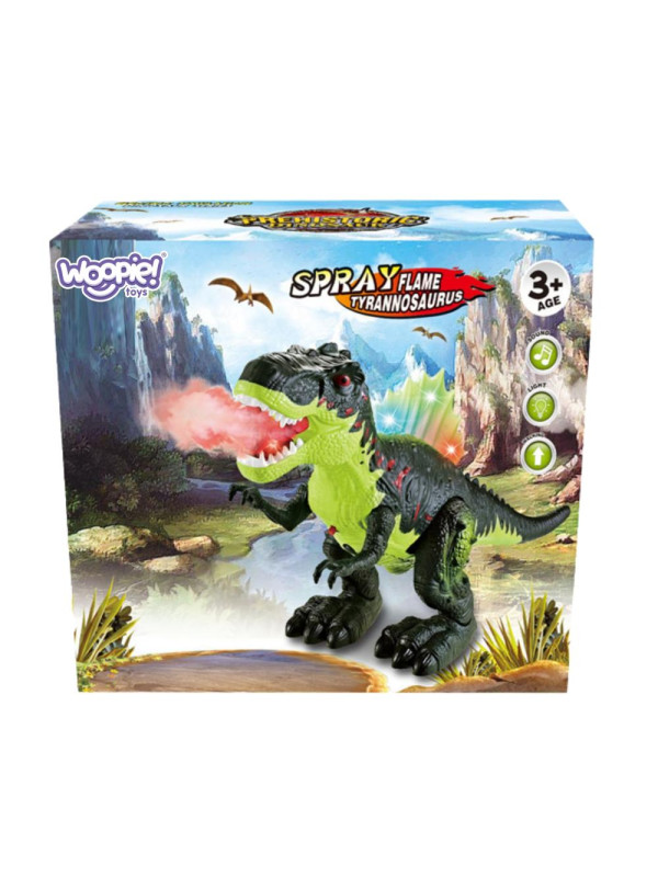 WOOPIE Chodzący Dinozaur Tyrannosaurus Rex Efekty Świetlne i Dźwiękowe