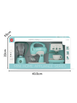 WOOPIE Zestaw AGD 3w1 Ekspres Mikser Blender Efekty Dźwiękowe Świetlne